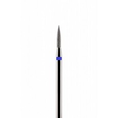 Фреза алмазная цилиндрическая стрельчатый конец синяя 1,4 мм (014)